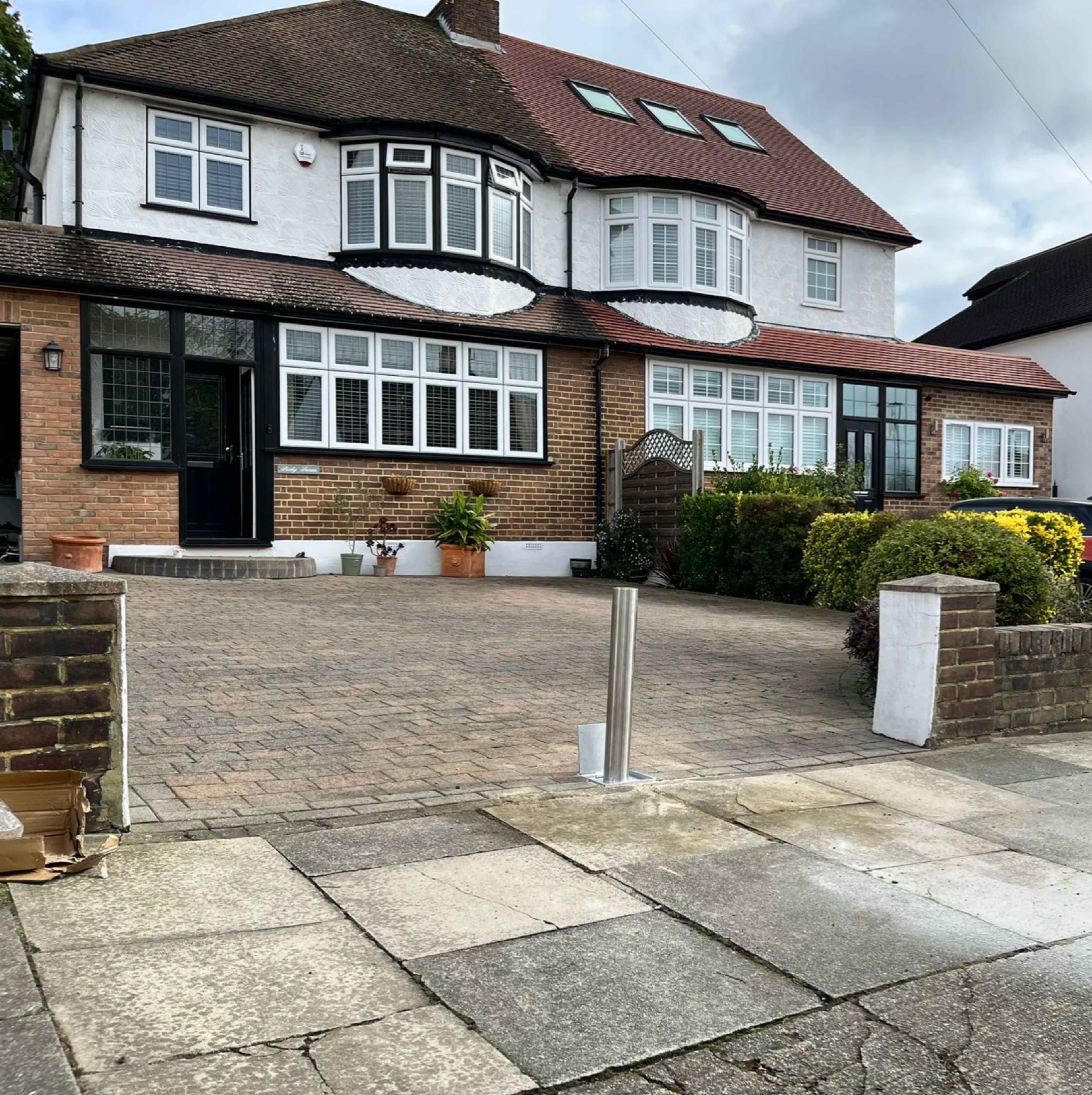 Professional bollard installation process Liverpool driveway security